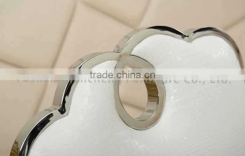 European style elegant white dining chair