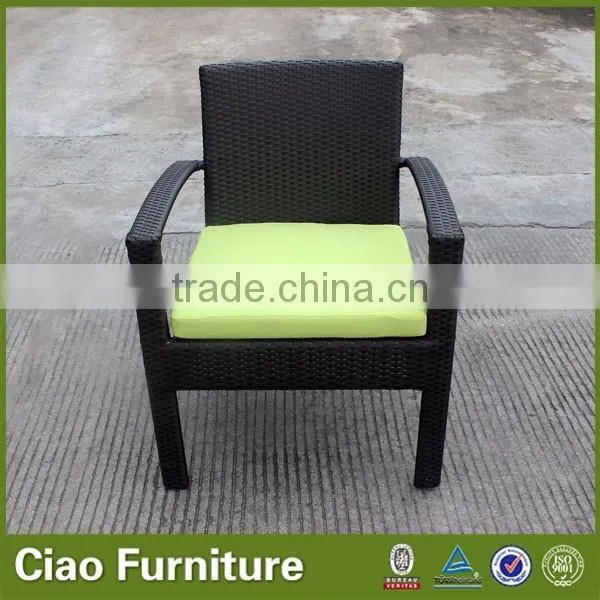 Rehua Wicker Dining Arm Chair With Cushion