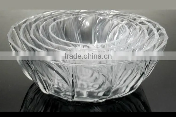 crystal diamond dinnerware glass /salad /soup /rice bowl