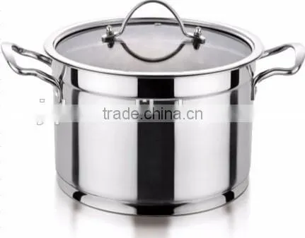 Colorful Stainless Steel Induction Bottom Soup Pot cooking pot set
