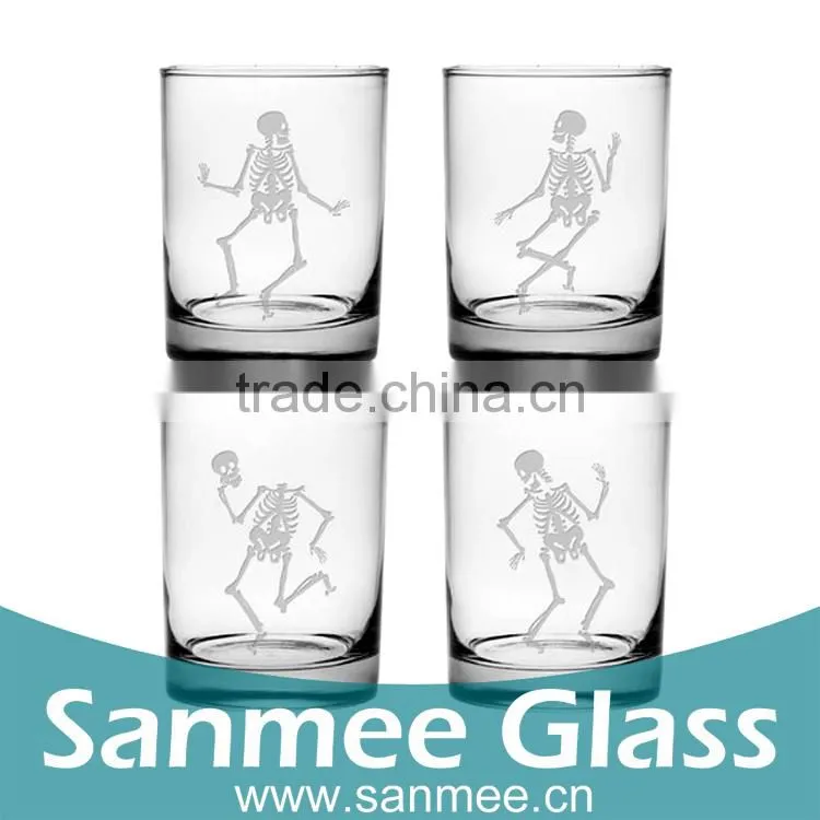 Hot Sales Personalized Customization Logo Round Bottom Glassware