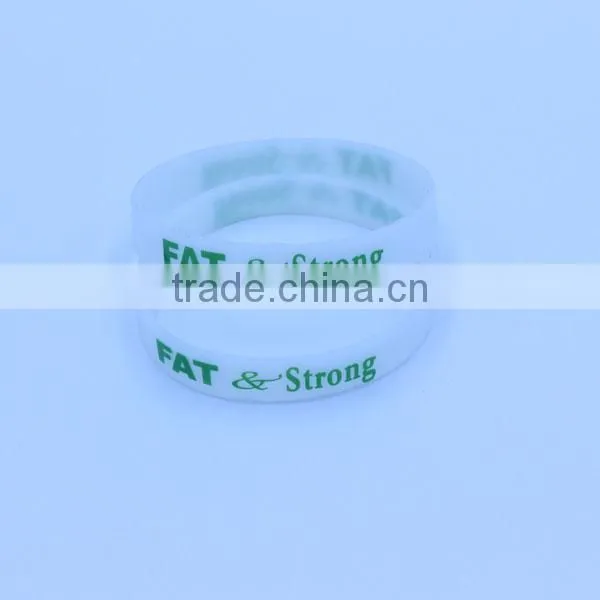 1/2 inch UV color change silicone bracelet