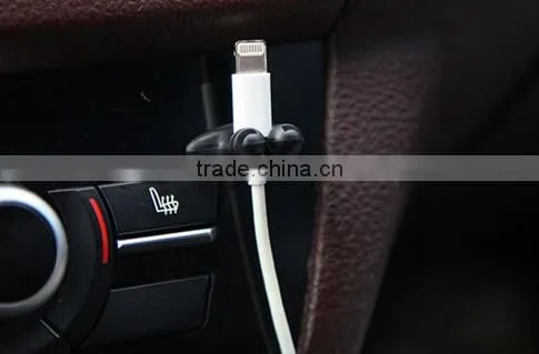 2016 new patent car Mini self stick multipurpose convenient bundle wire clamp