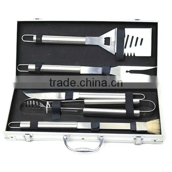 BQ-0075 / 5 pcs hollow handle bbq kitchen outdoor