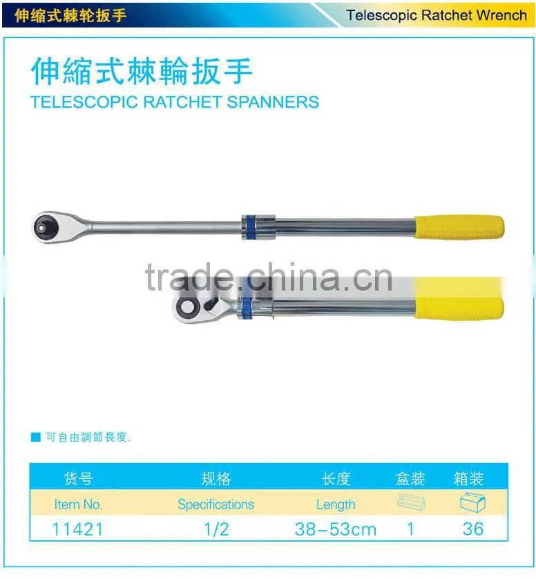 telescopic ratchet spanners,CR-V ratchet wrench,universal spanner wrench