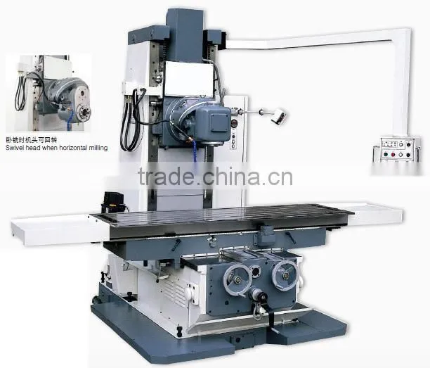 Bed type universal milling machine, table 2100x500 2500x575mm