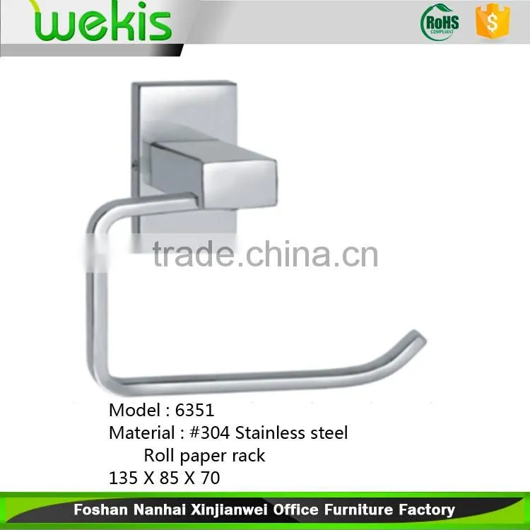 Bath Hardware factory supply stainless steel roll paper rack