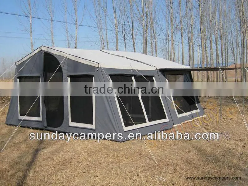 2014 New design 9ft Camper Trailer Tents SC02 with sun room