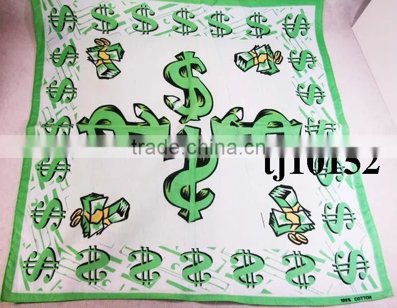China factory manufacturing black skull bandana with printed spider and web