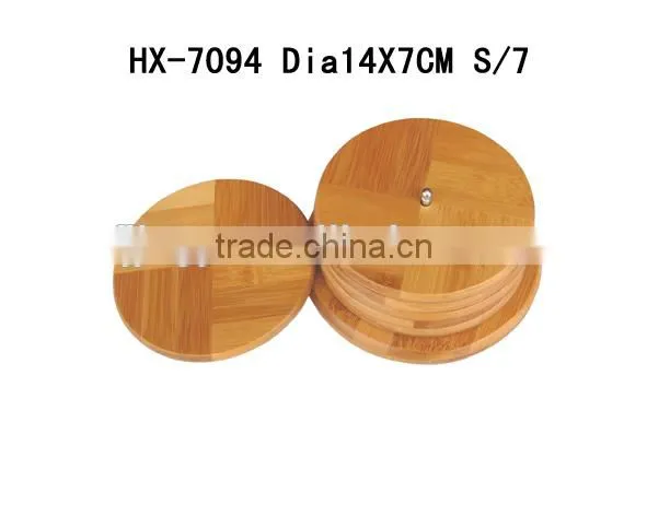 New Style Bamboo Tea Cup Mat Bamboo Coaster