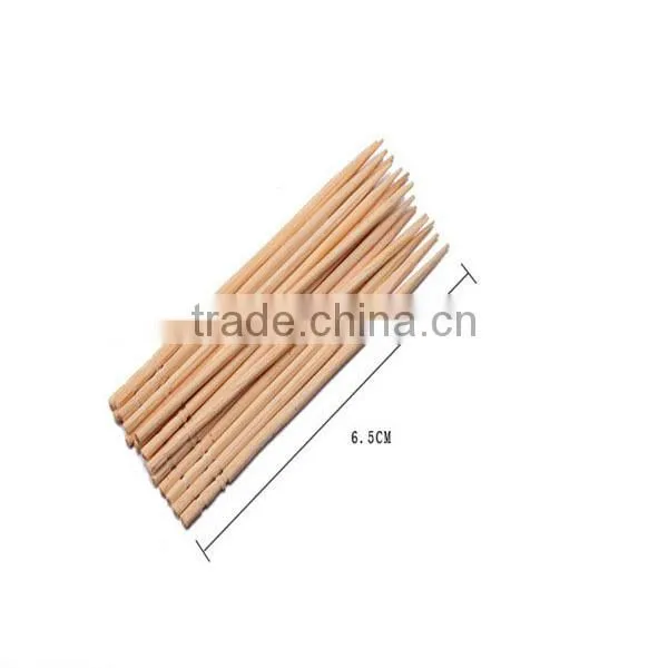 Single pointed and round bamboo cocktail toothpick