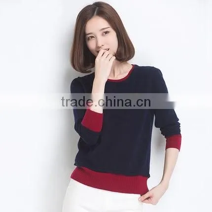 Casual Loose Woman Pullover Knitted wool sweater women lady sweater