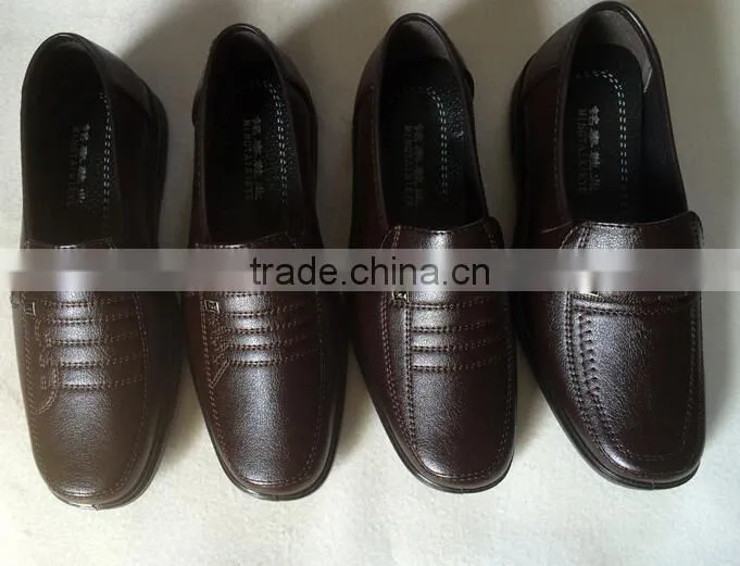 GZY men shoes genuine leather business male shoes stock genuine leather whoelsale guangzhou export quality 2017