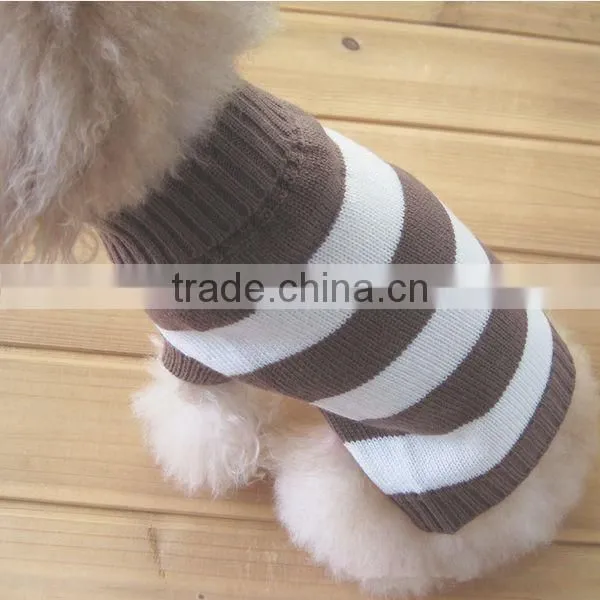 Turn Down Collar Knitting Patterns for Dog Clothes Sweater