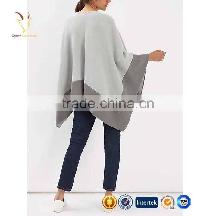 High Quality Wool Cashmere Coat Poncho for Sale