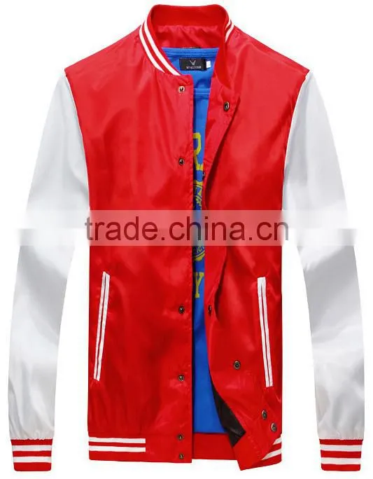fashion design baseball jacket with pockets,Cheap Custom Youth Varsity Jackets