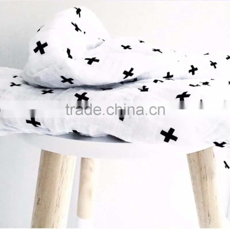 wholesale baby cotton muslin swaddle blankets