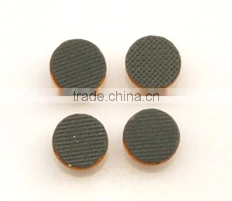 Crystal Shiny round flat back hot fix rhinestones in Topaz for Garment Accessories