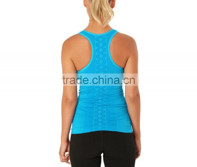 Custom Design Sexy Women Fitness singlets Yoga Sports Shirts