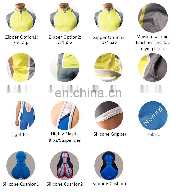 Customizd wholesale Basics Men's Short Sleeve Cycling Jersey - Bike Biking Shirt cycling wear