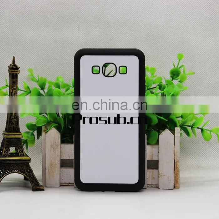 2d sublimation heat transfer PC +TPU silicon blank cell phone case for Prosub-Samsung A8