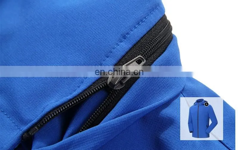 Custom outdoor waterproof jacket winter windbreaker for men