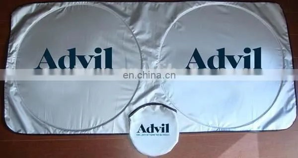 Car Sun shade silver Nylon front window polyester from leading car sunshade supplier in China