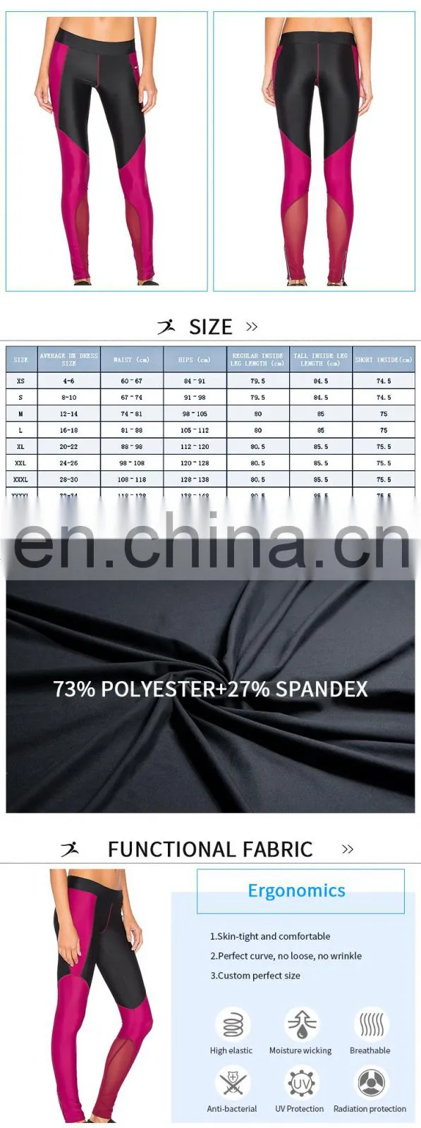 private label panties 80% polyamide 20% elastane mesh legging wholesale fitness apparel manufacturers