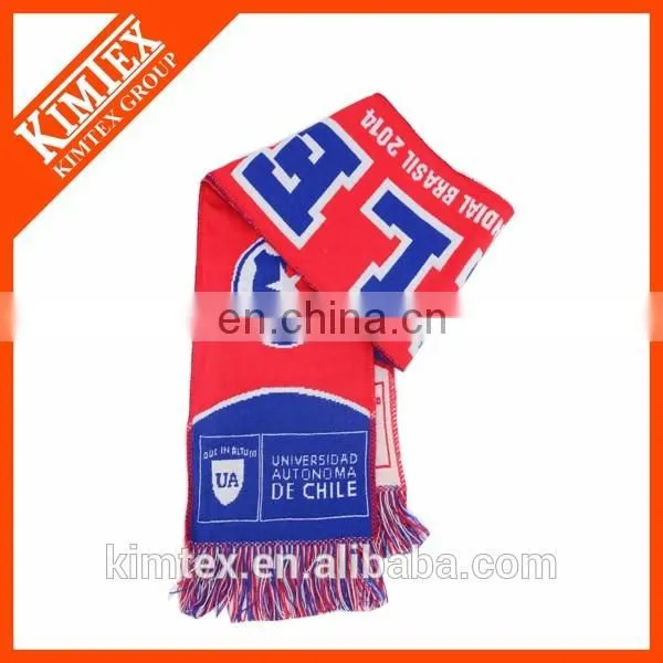 Custom Acrylic/Spandex Jacquard Scarf