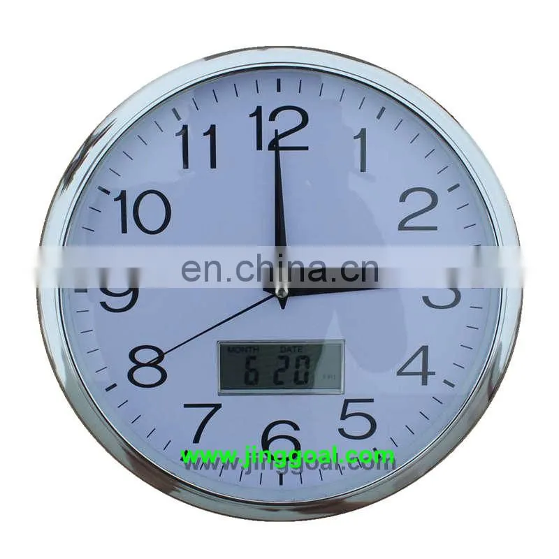 Wall clock with calendar