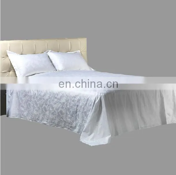 plain white cheap bed sheet sets/flat sheet sets