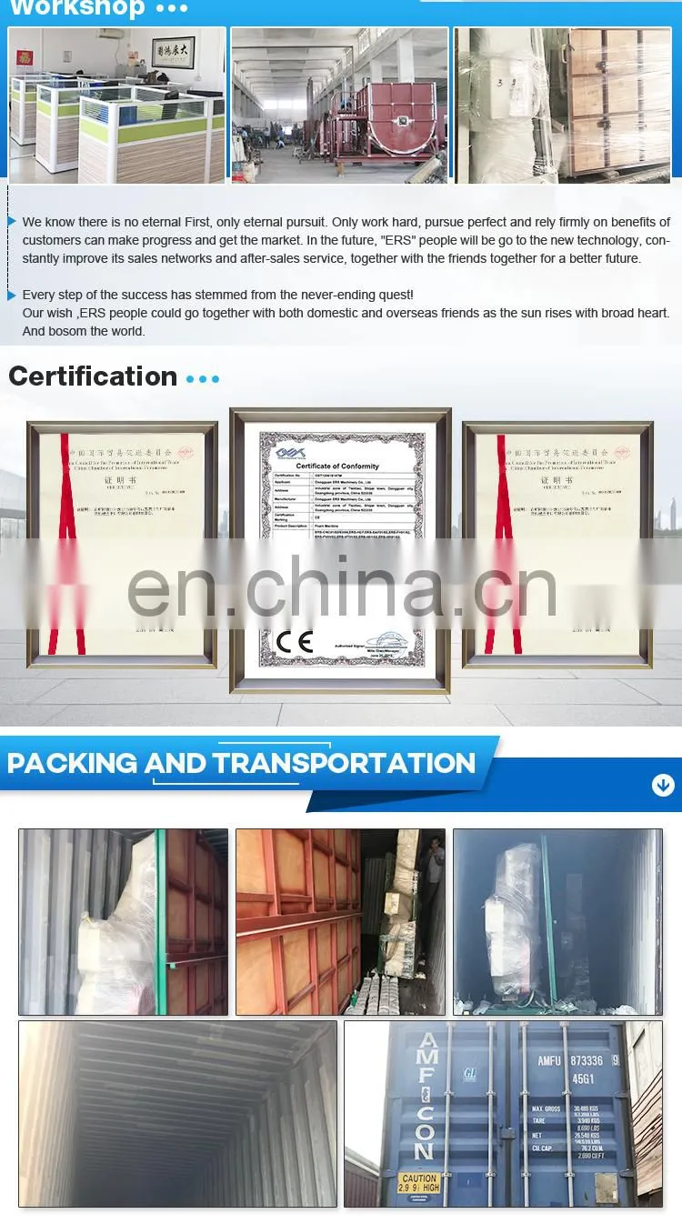 ERS High quality horizontal high-precision vacuum foam cutting machine