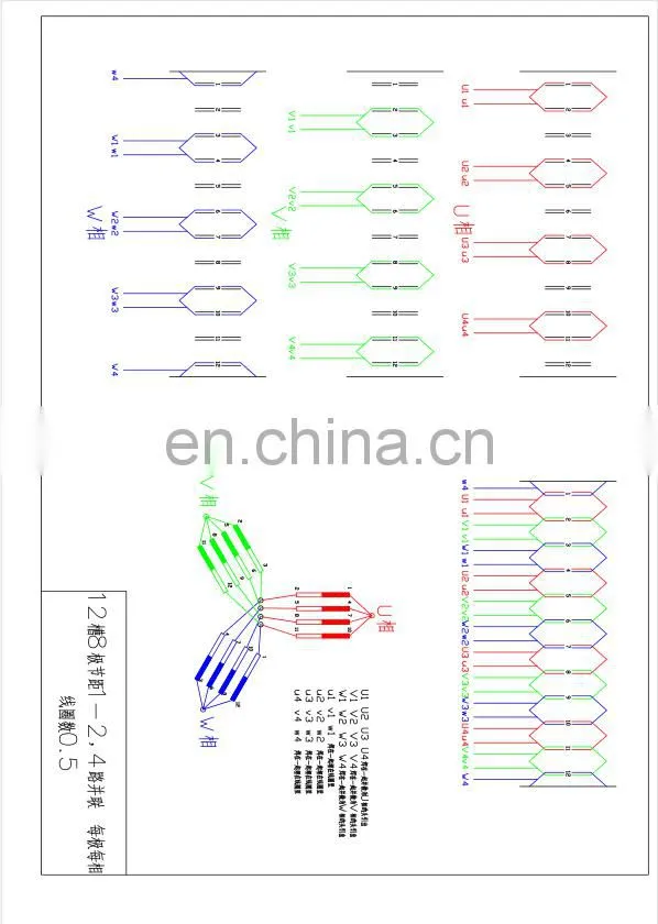China hardware supplier 180mm winding stator and rotor for brushless dc motor