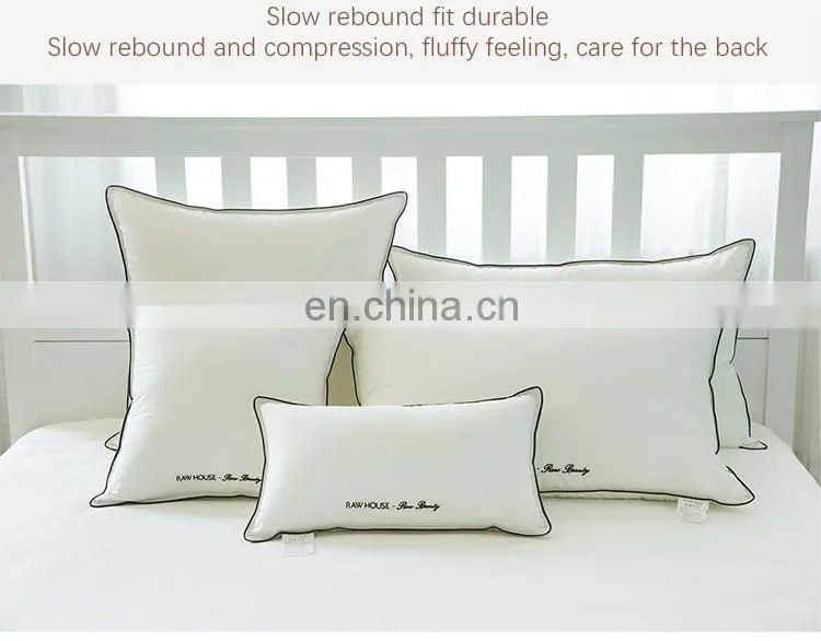 RAWHOUSE square cotton 100 white throw pillow insert cushion insert