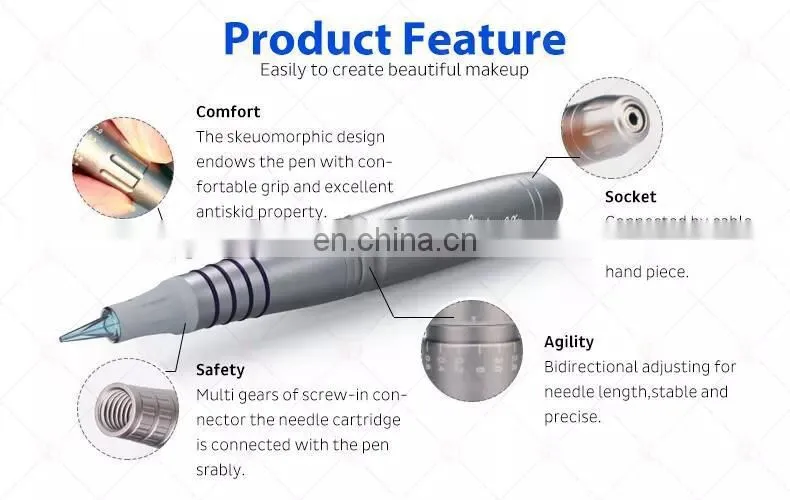 Permanent Eyebrows Make Up Tattoo Machine MTS Tattoo Gun Artmex V8