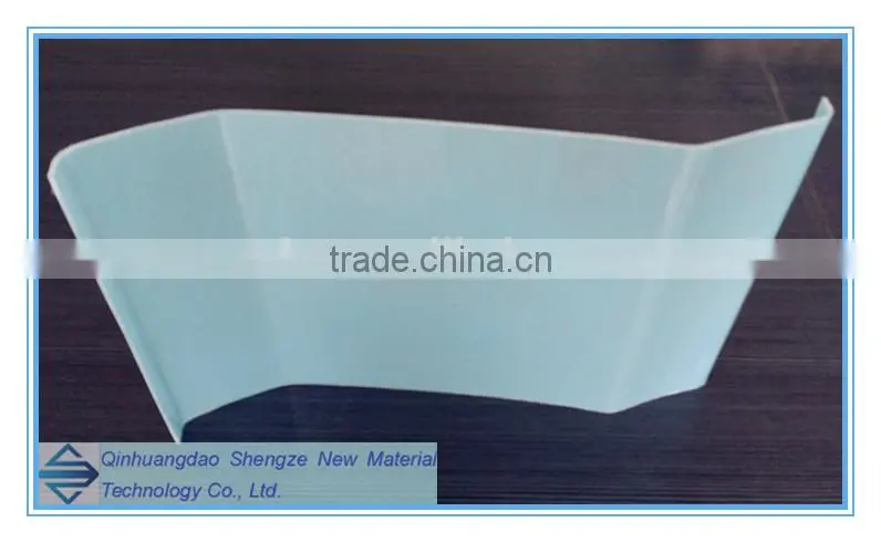 FRP skylight roof/workshop transparent tile/ Transparent Wave Shape Sheet