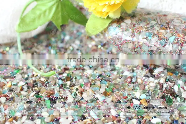 0113L China factory Hot fix beaded rhinestone appliqueh,beaded rhinestone applique for shoe,Wholesale beaded rhinestone applique
