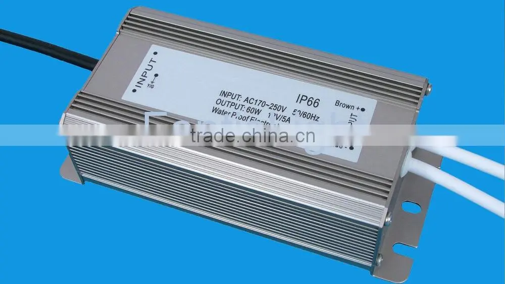 Top design 60/80/100W LED Waterproof Power Supply with CE&RoHS