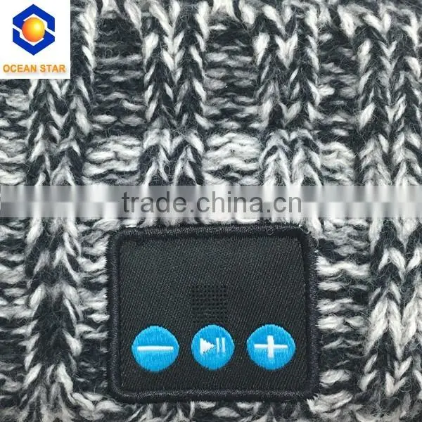 bluetooth beanie hat factory custom beanie hat for calling