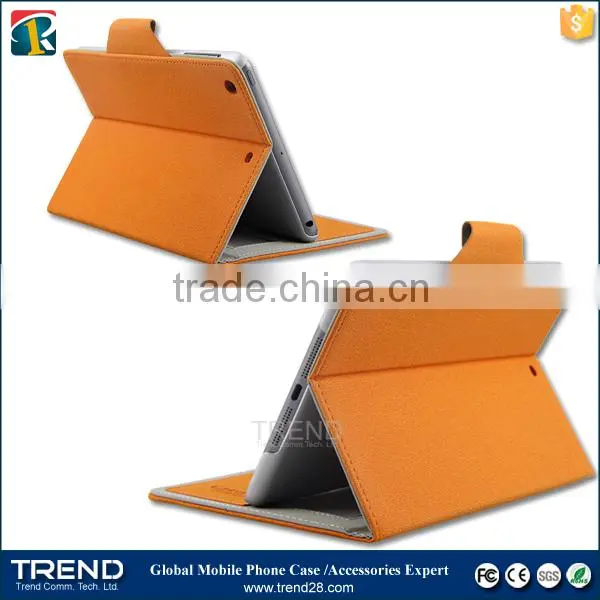 china supplier snow pattern stand folding leather case for ipad air