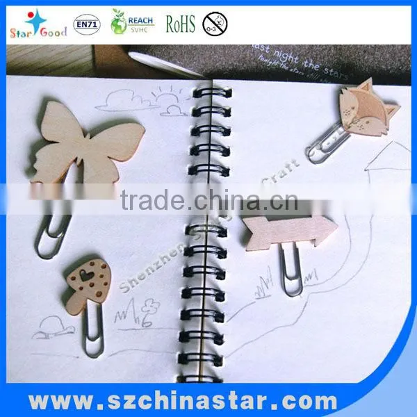 Decorative metal crafts clip for office and promotional gift
