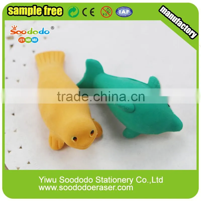 rubber 3d animal erasers cheap gifts for children
