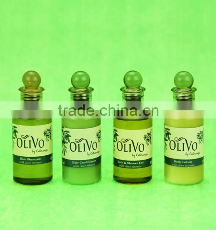 PVC/PE/PET hotel toiletries bottles