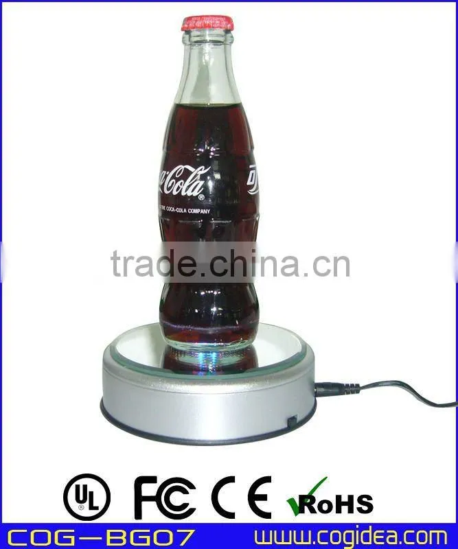 Acrylic beverage bottle display stand