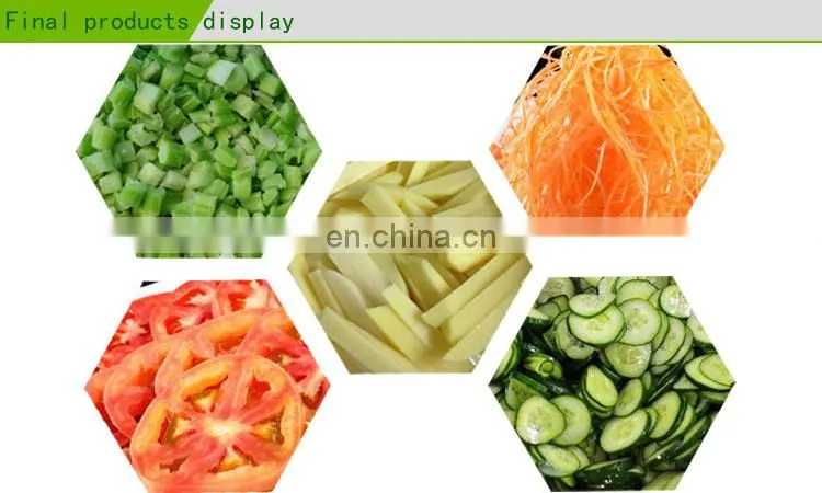 Stainless steel vegetable slicer onion tomato potato dicer machine