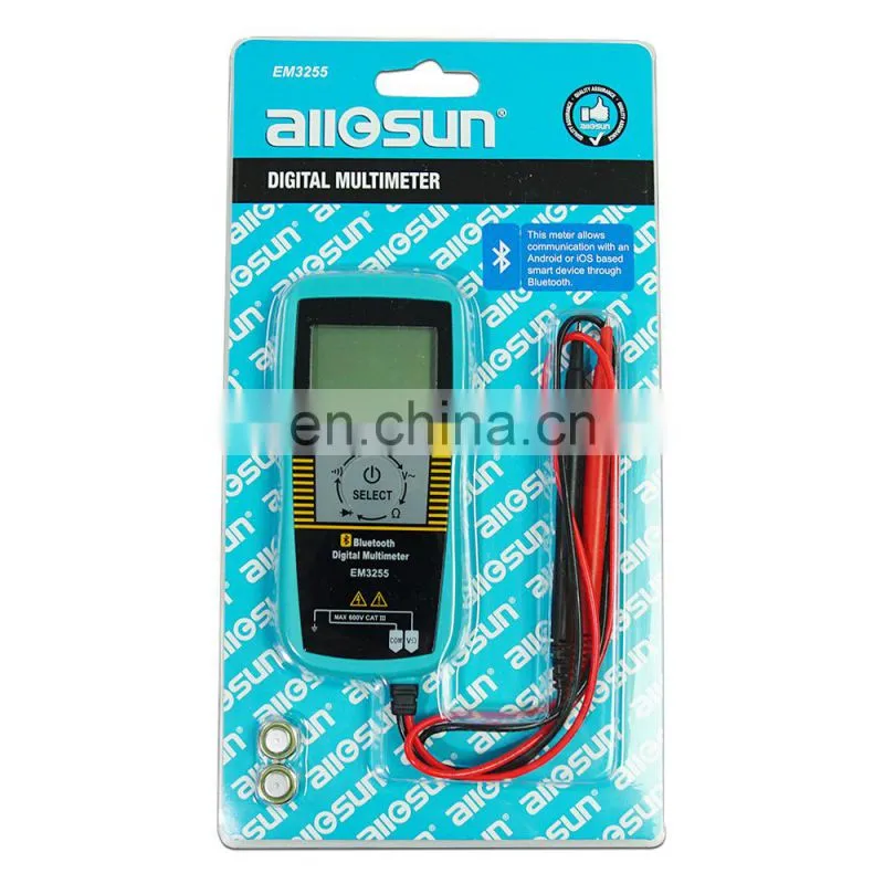 All-sun EM3255 Auto Ranging Pocket Multimeter Digital Voltmeter Resistance Frequency Capacitance Continuity