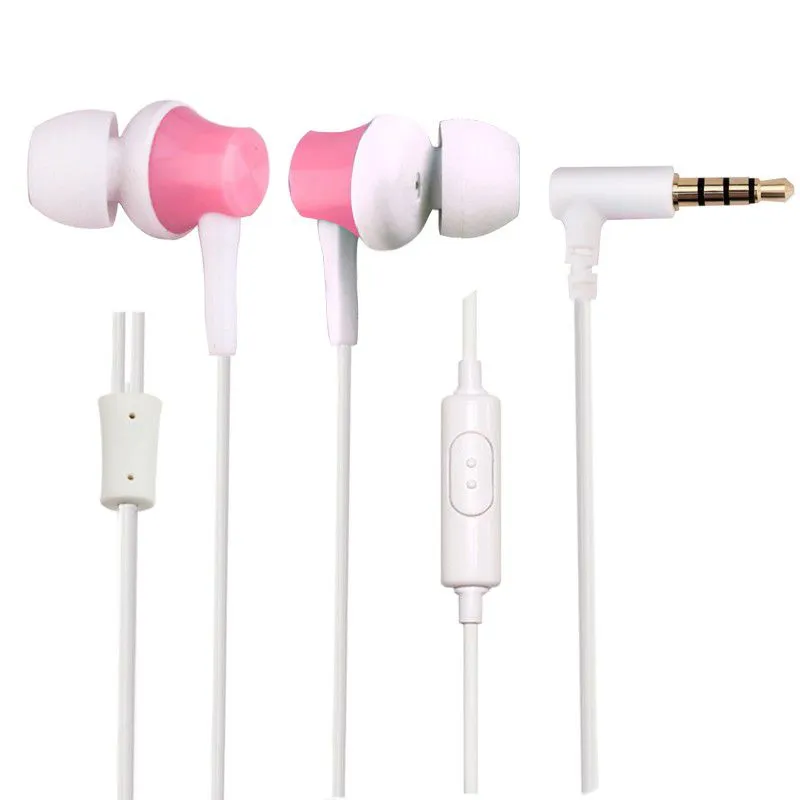 High quality stereo hi fi earphone hand free ear buds noise-canceling headphones for 3.5 mobile phone