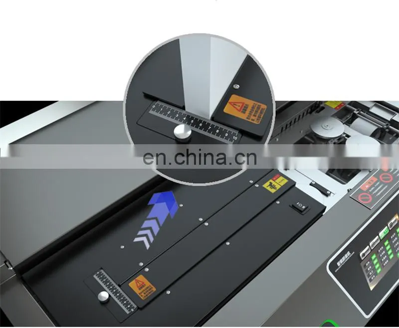 UK5 7inch Touch Screen Silence mute Hot thermal glue book cover binder, notebook hotmelt glue bookbinding machine