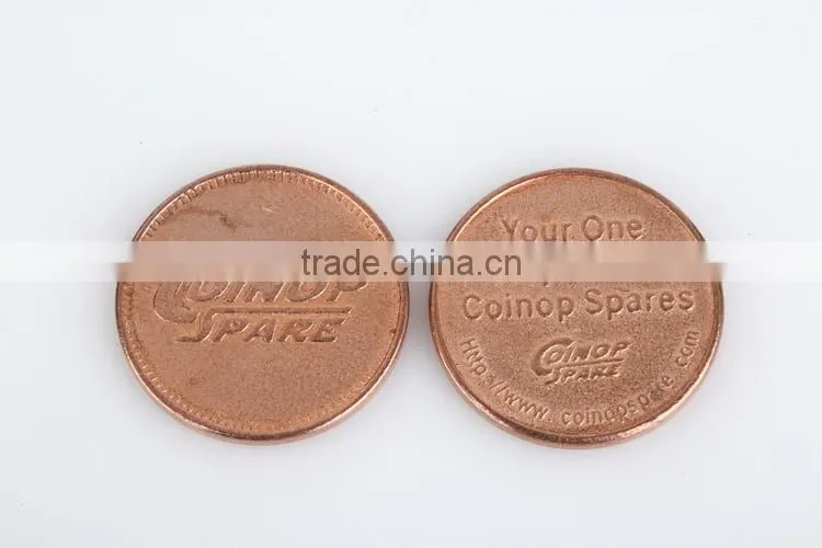 China factory price economic hand metal token coin