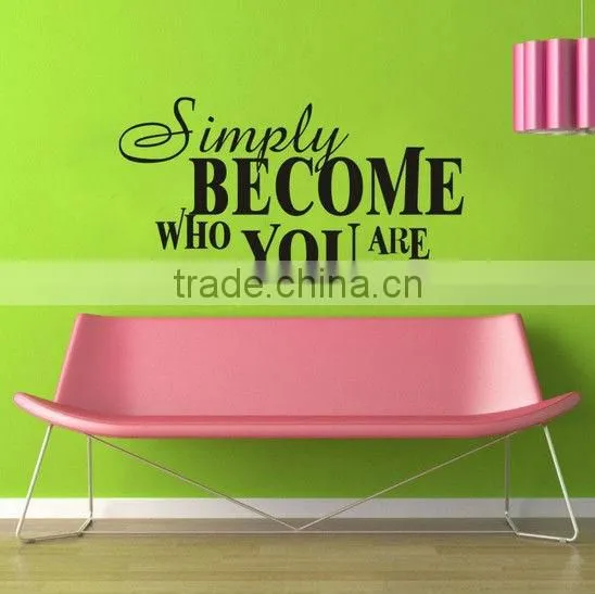 Children's height pvc wall stickers for sitting room